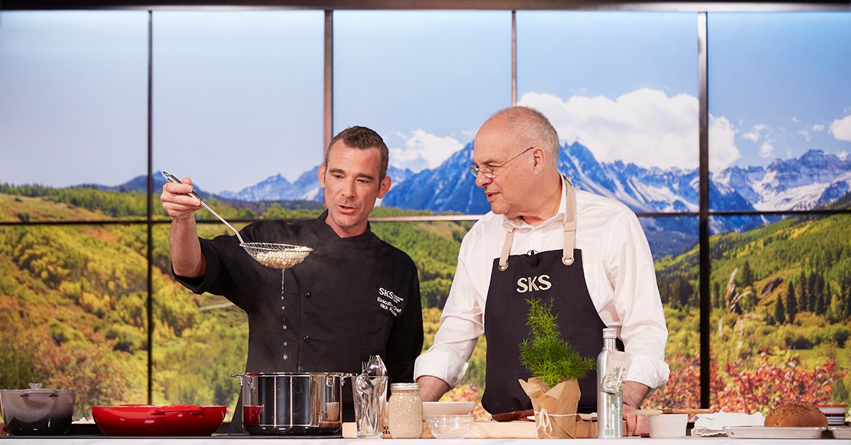 Chef Nick and Mark Bittman at Food & Wine Classic in Aspen