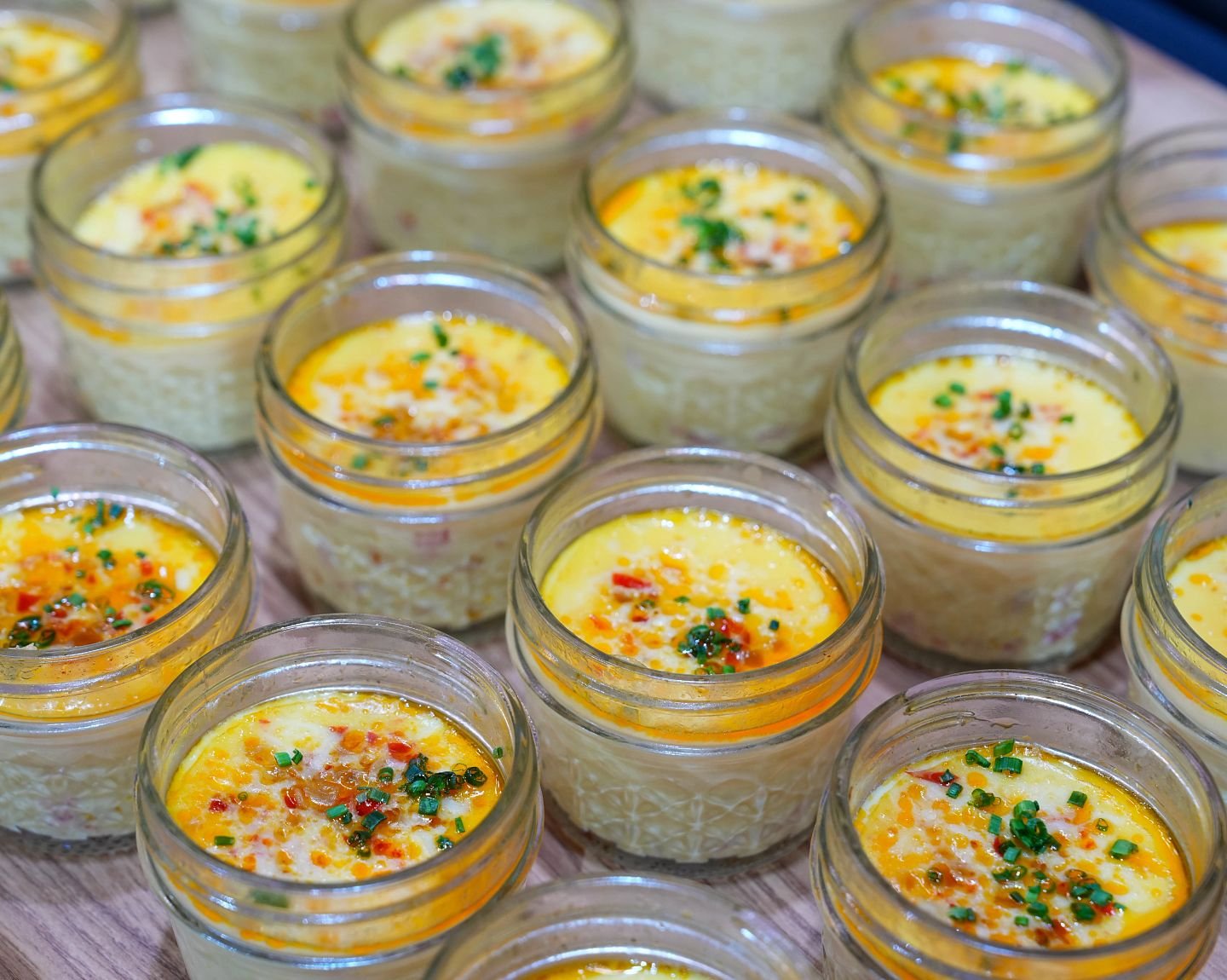 Sous vide egg jars